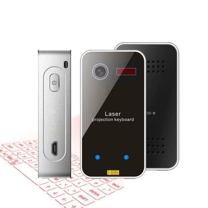 Go! Portable Bluetooth Virtual Laser Keyboard Wireless Projector Keyboard with Mouse Function for Iphone Tablet Computer Phone