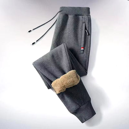 2023 Men'S Winter Lamb Wool Thickened Warm Sportswear Men'S New Casual Drawstring Jogging Pants Men'S High-Quality Cotton Pants