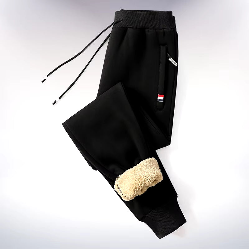 2023 Men'S Winter Lamb Wool Thickened Warm Sportswear Men'S New Casual Drawstring Jogging Pants Men'S High-Quality Cotton Pants